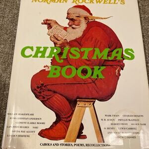 Vintage 1977 Christmas Book by Norman Rockwell